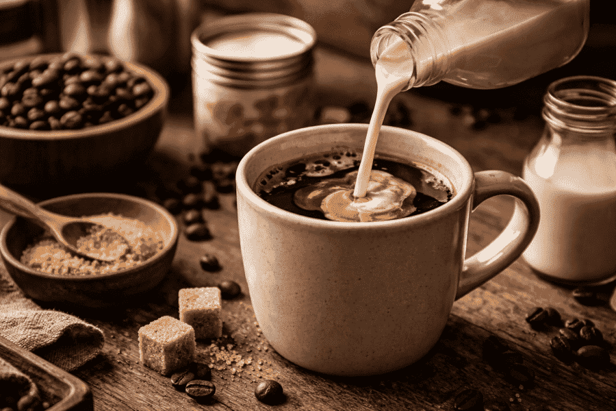 Tout sur le lait pour café : types, goût et utilisation