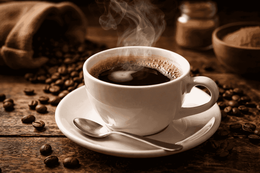 La température idéale du café
