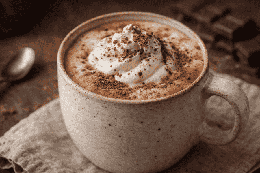 Mocha latte : recette crémeuse au chocolat