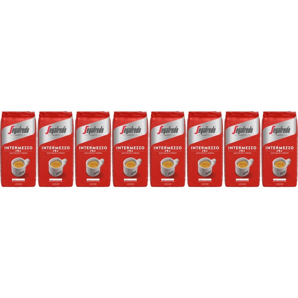 Segafredo Intermezzo - grains de café - 8 x 1 kilo