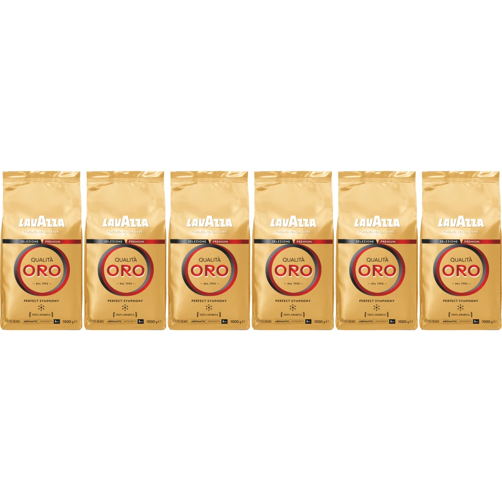Lavazza Qualità Oro - Café en grains - 6 x 1 kilo