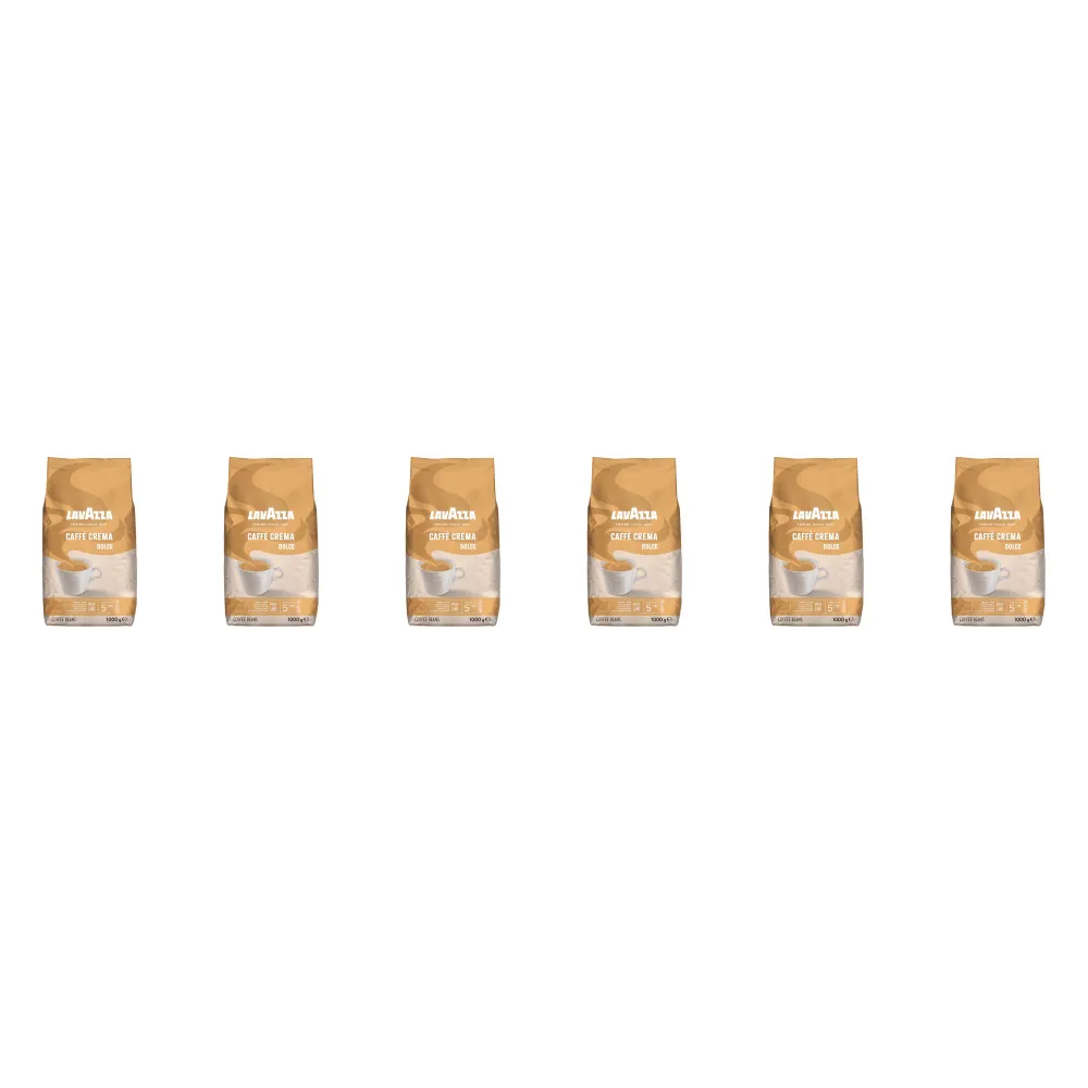 Lavazza Caffè Crema Dolce - café en grains - 6 x 1 kg