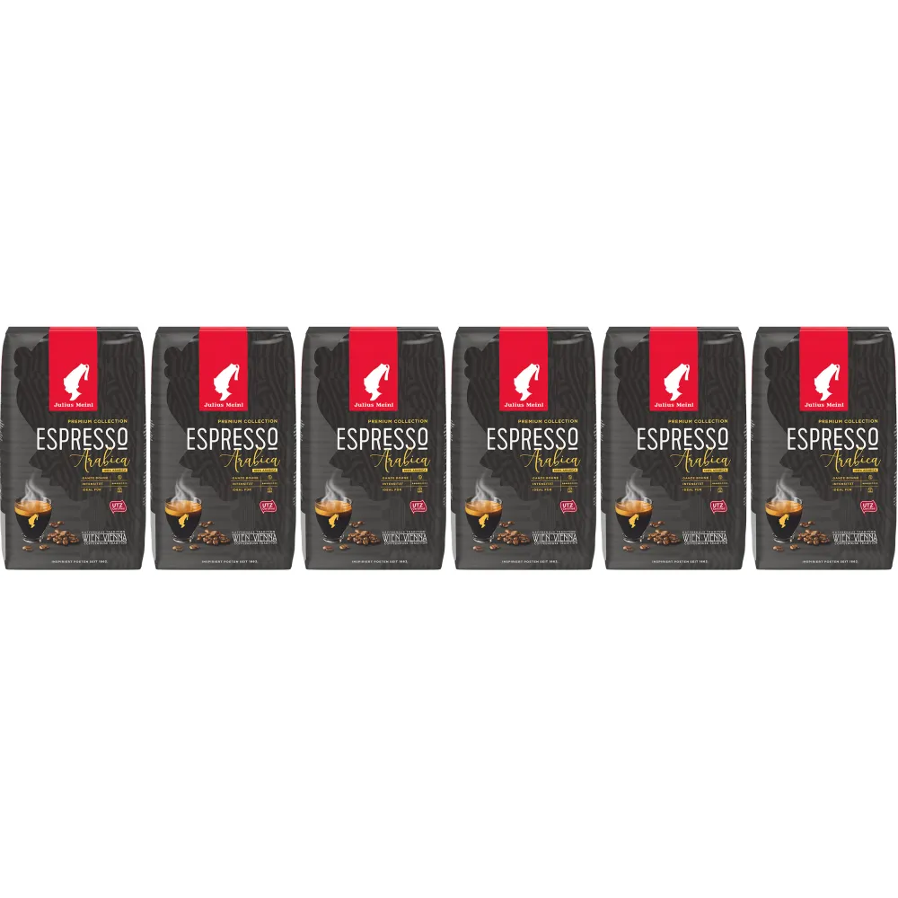 Julius Meinl Espresso Premium Collection - café en grains - 6 x 1 kilo