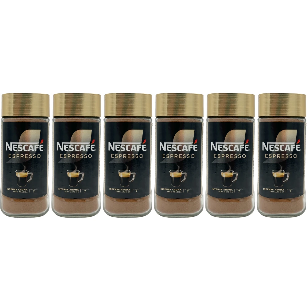 Nescafé Gold Espresso - café instantané - 6 x 100 grammes