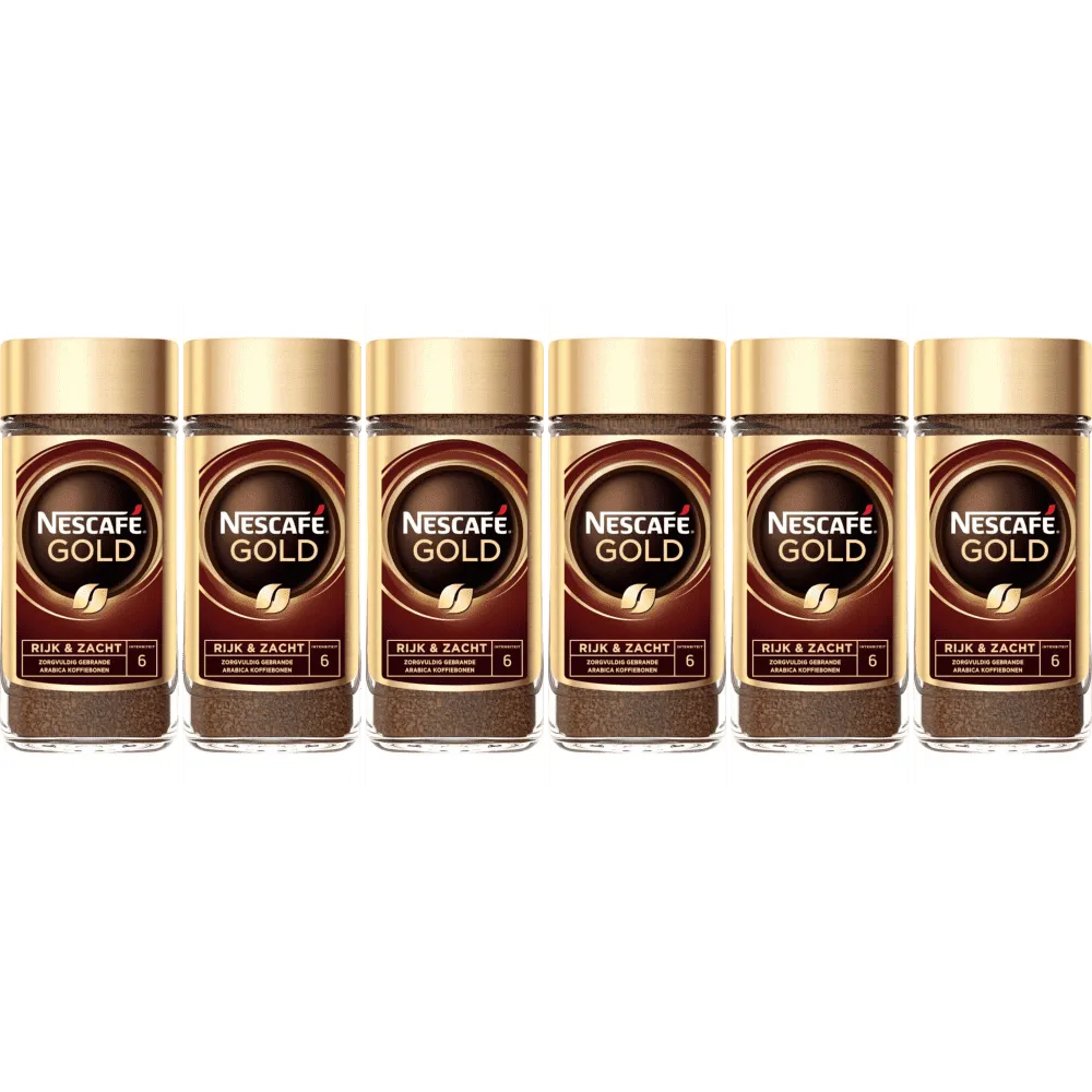 Nescafé Gold - café instantané - 6 x 200 g