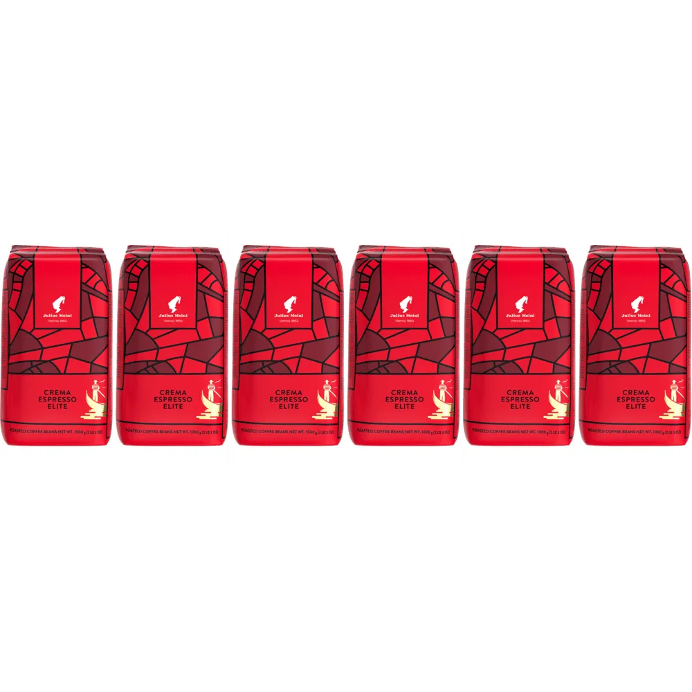 Julius Meinl Crema Espresso Elite Italian Line - café en grains - 6 x 1 kilo