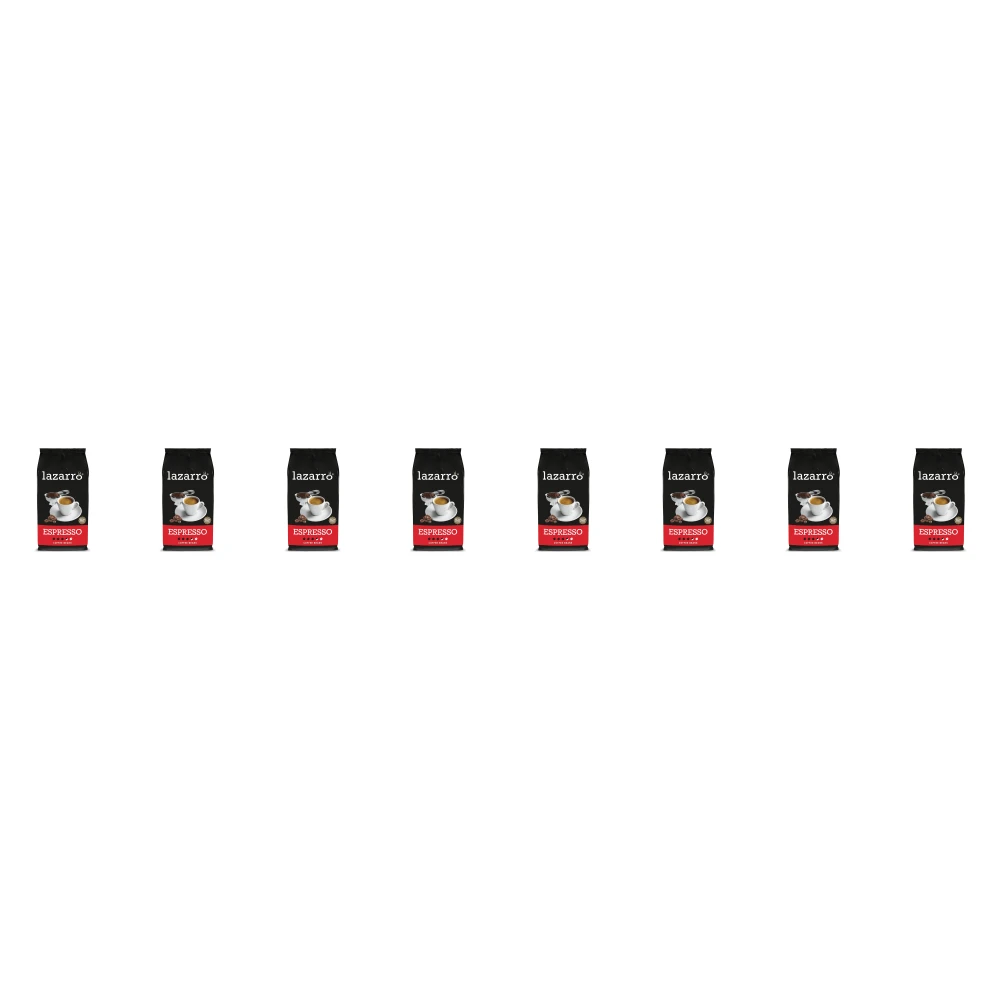 Lazarro Espresso - grains de café - 8 x 1 kg