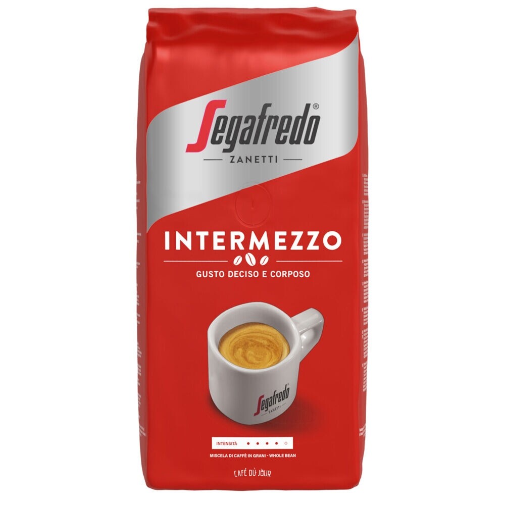 Segafredo Intermezzo - grains de café - 8 x 1 kilo