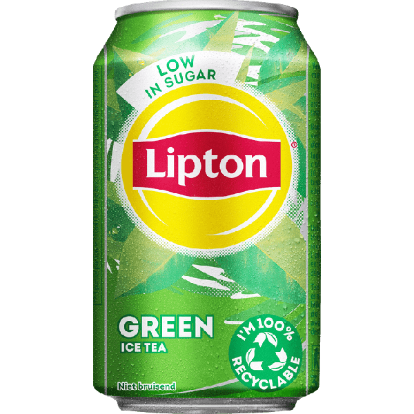 Lipton Ice Tea Vert 330 ml. / plateau 24 boîtes (+ consigne néerlandaise)