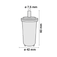 Filtre à eau universel pour machine à expresso