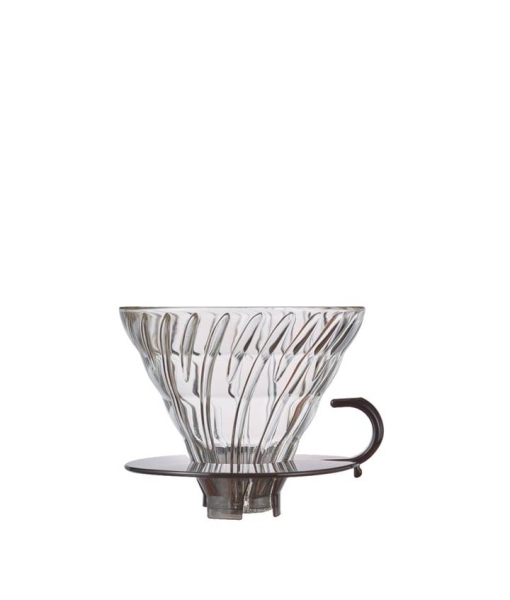 Hario V60 dripper - verre noir taille 02