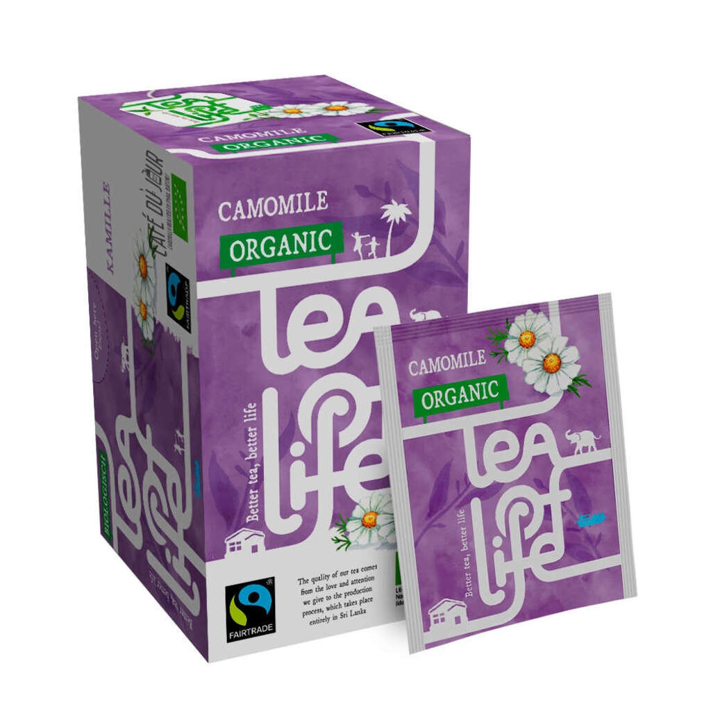 Camomille - Biologique & Commerce Equitable - Tea of Life - 25 sachets de thé