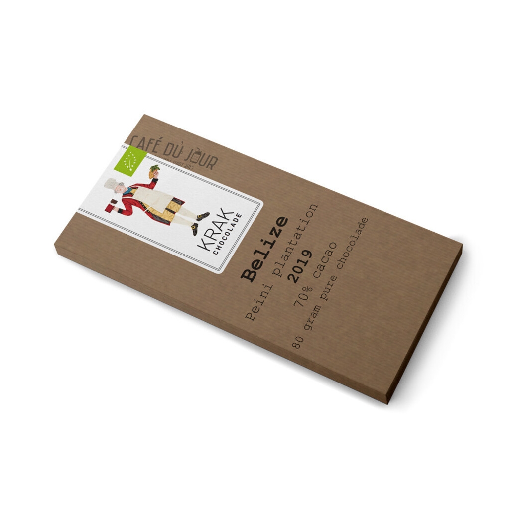 Krak Chocolade - Belize Peini Plantation - Chocolat noir