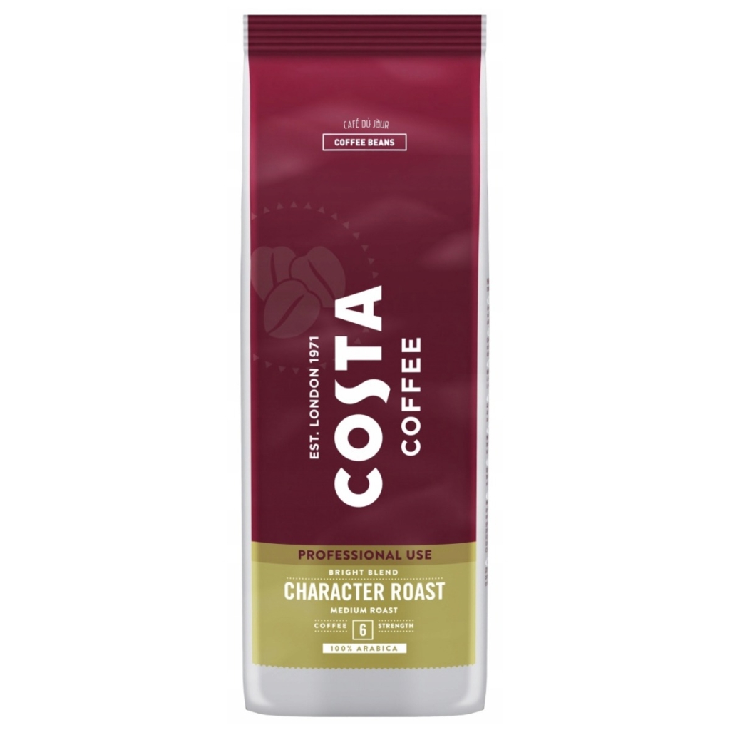 Costa Coffee Character Bright Blend Torréfaction Moyenne - grains de café - 1 kilo