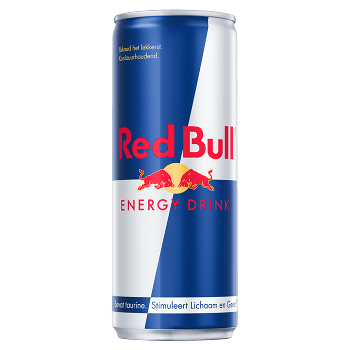 Red Bull 250 ml / plateau de 24 canettes (emballage avec consigne néerlandaise)