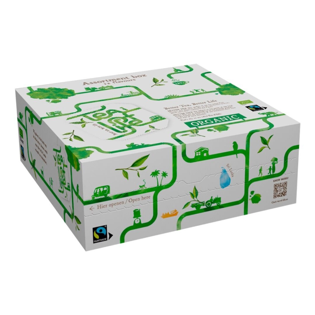 Présentoir d’assortiment - Bio & Fairtrade - Tea of Life - 120 sachets de thé