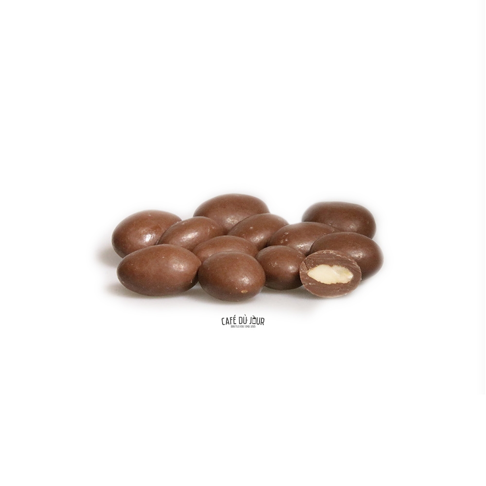 Amandes enrobées de chocolat au lait 250 g