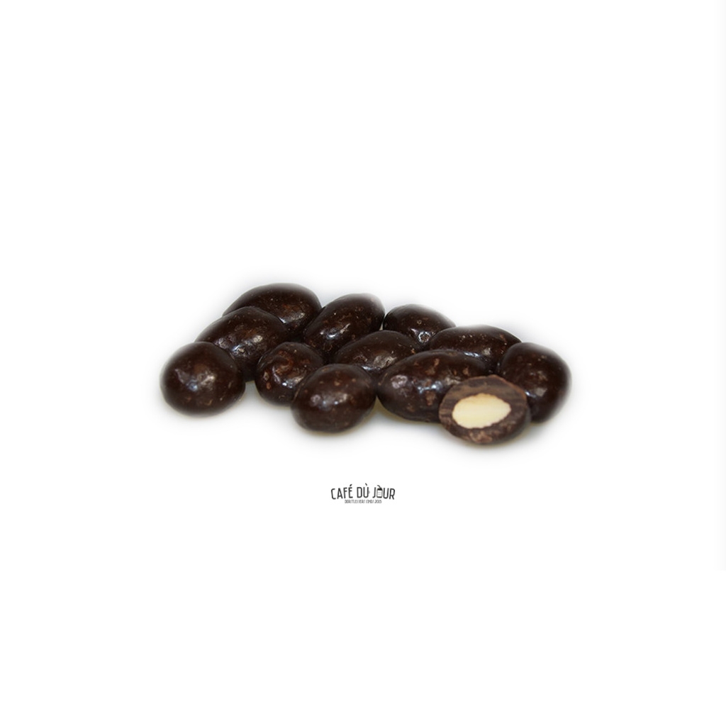 Amandes en chocolat noir 250 grammes