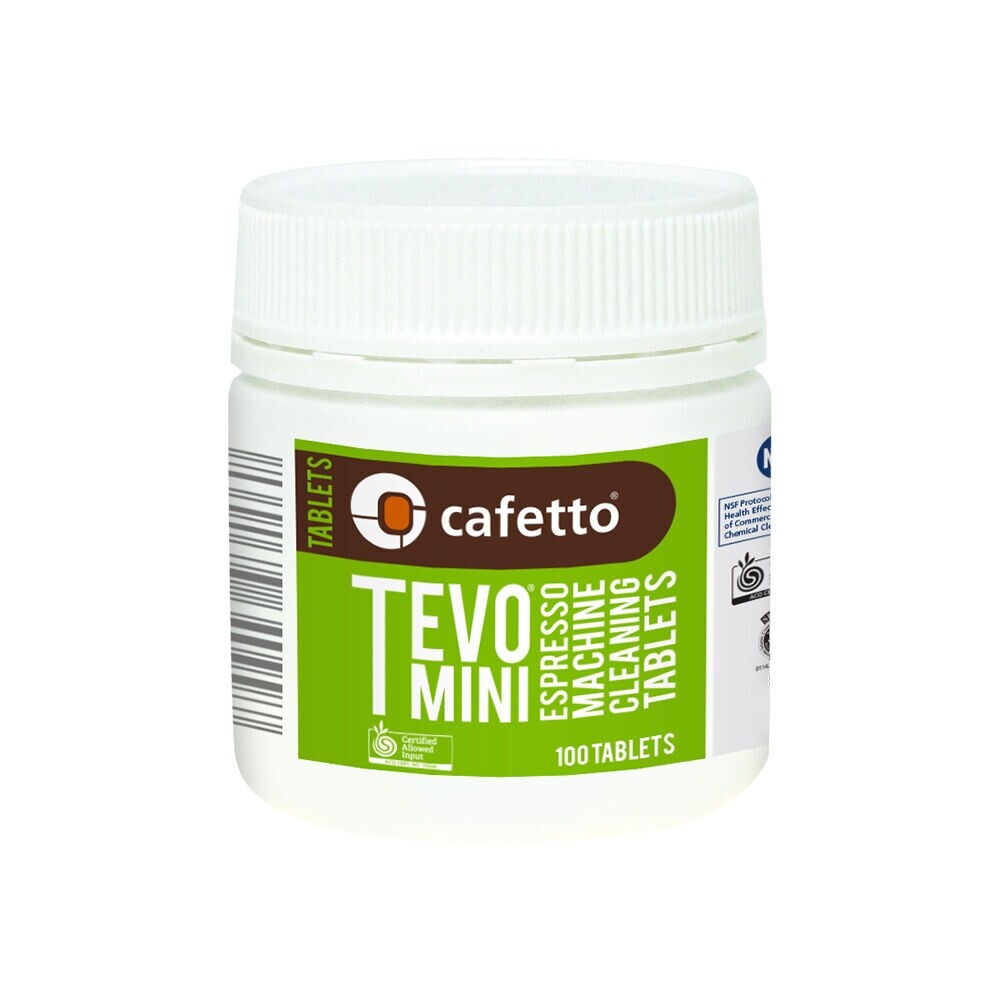 Cafetto Tevo® mini - pastilles de nettoyage pour machines à café (1,5 g) - 100 pièces