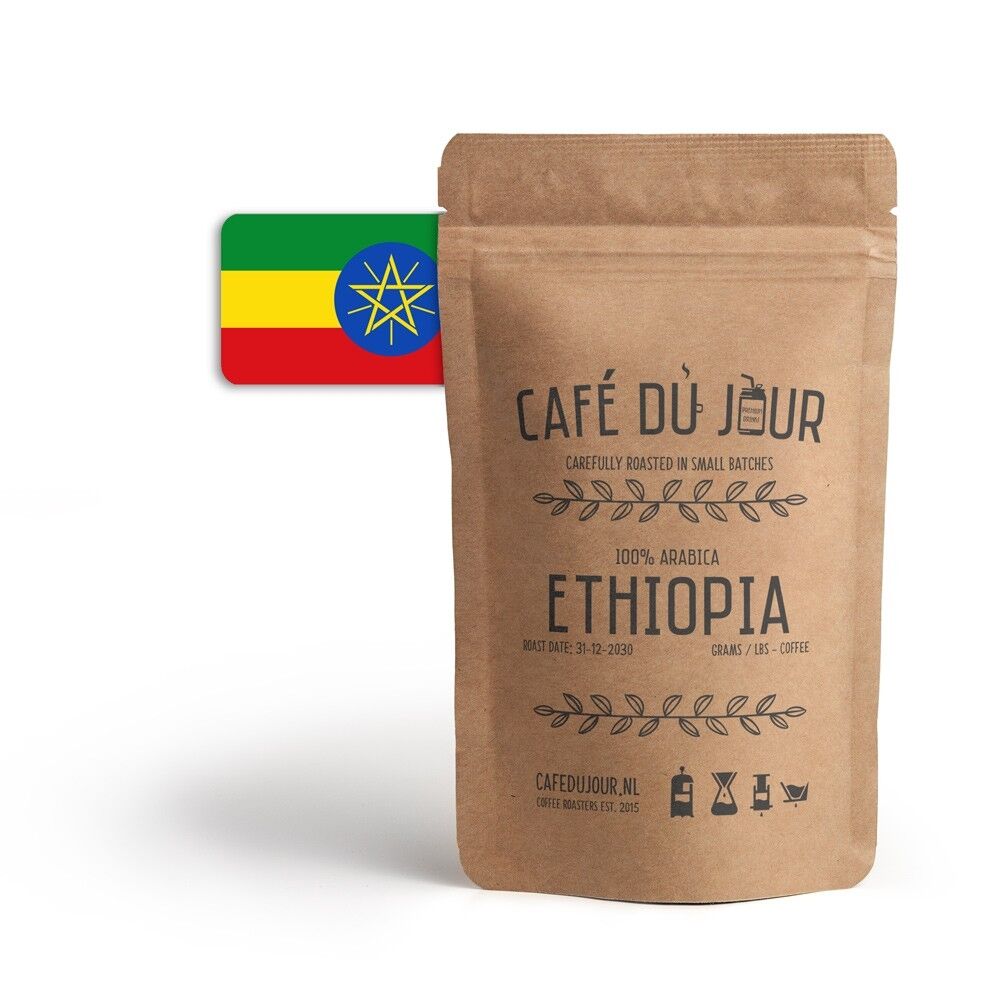 Éthiopie 100 % Arabica - café en grains fraîchement torréfié