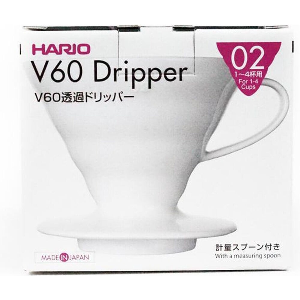 Hario Dripper en porcelaine blanche n°02