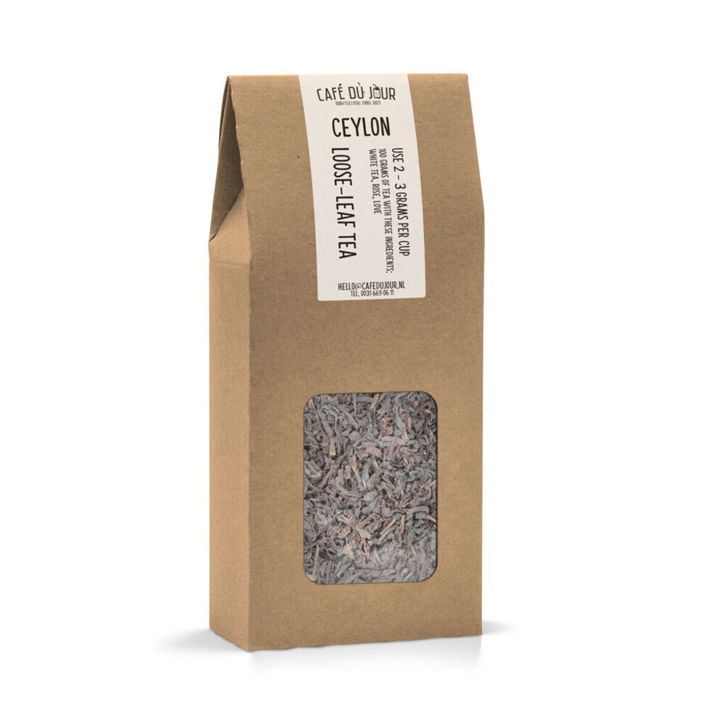 Ceylan - thé noir 100 grammes - Thé en vrac Café du Jour
