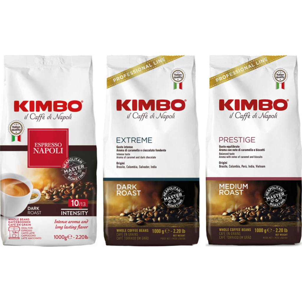 Kimbo Pack Découverte Corsé & Intense - 3 x 1 kilo