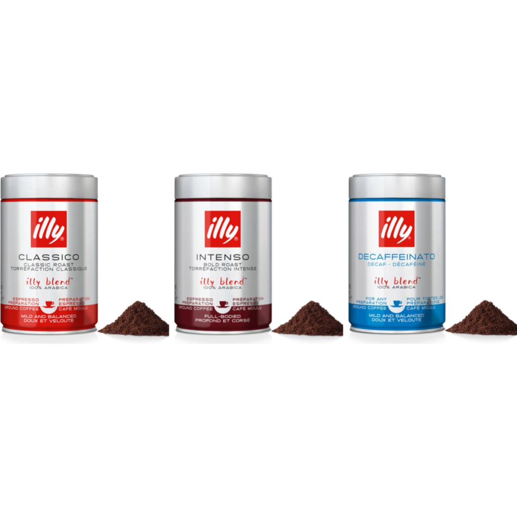 illy Pack Découverte Espresso avec Décaféiné - café moulu - 3 x 250 grammes