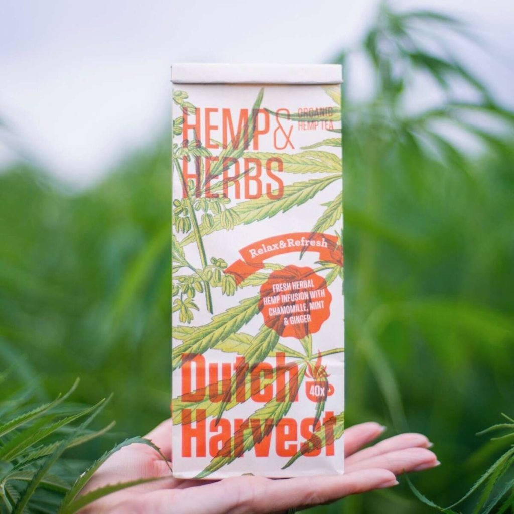 Hemp & Herbs - Mélange de thé Hennep & Herbes 40 gram - Dutch Harvest thé en vrac