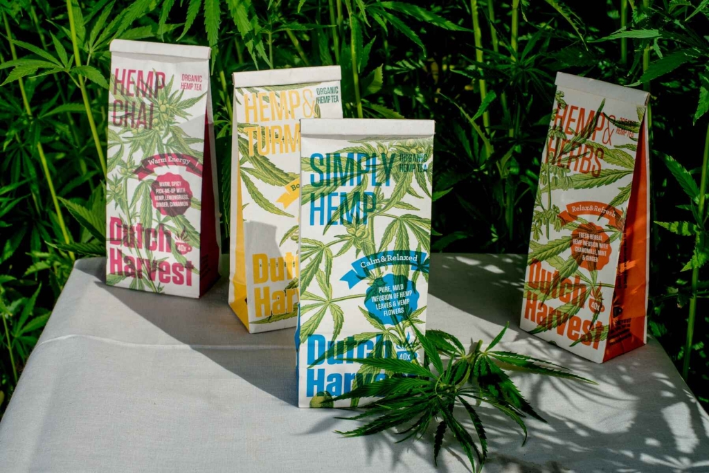 Sleepy Hemp - Mélange d'herbes et de chanvre en thé 40 gram - Dutch Harvest thé en vrac