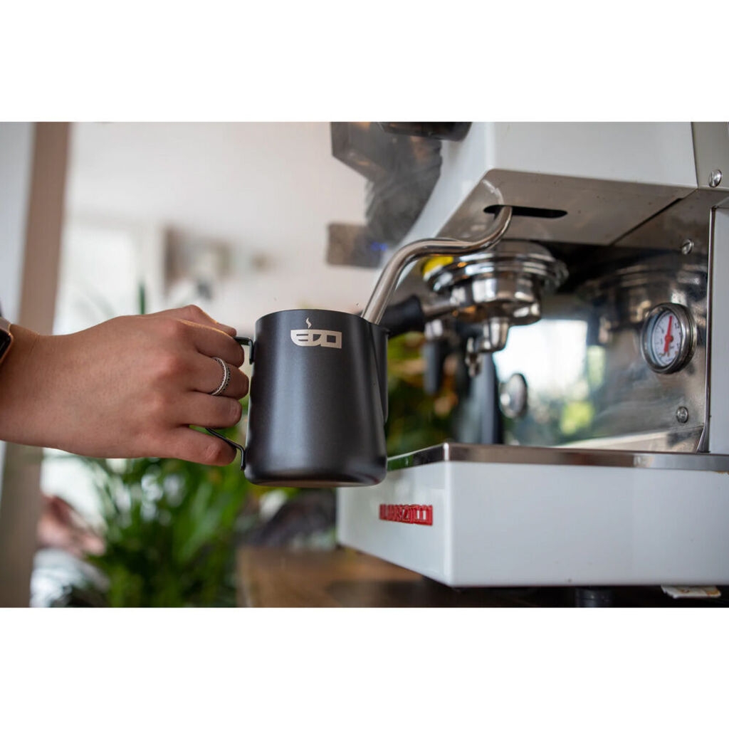 Pichet à lait - acier inoxydable noir mat - 350 ml