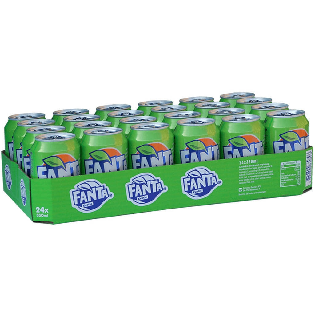 Fanta Exotic 330 ml / plateau de 24 canettes