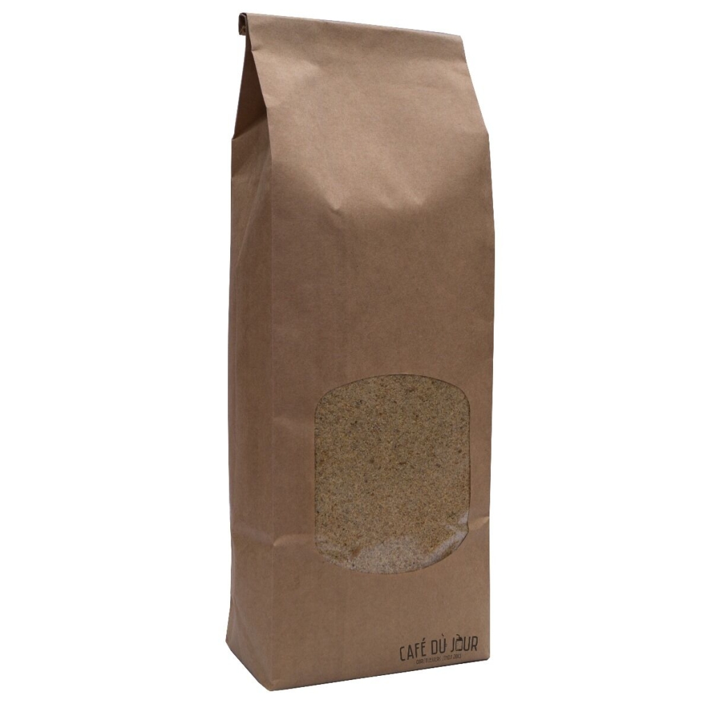 Café moulu vert dans son emballage