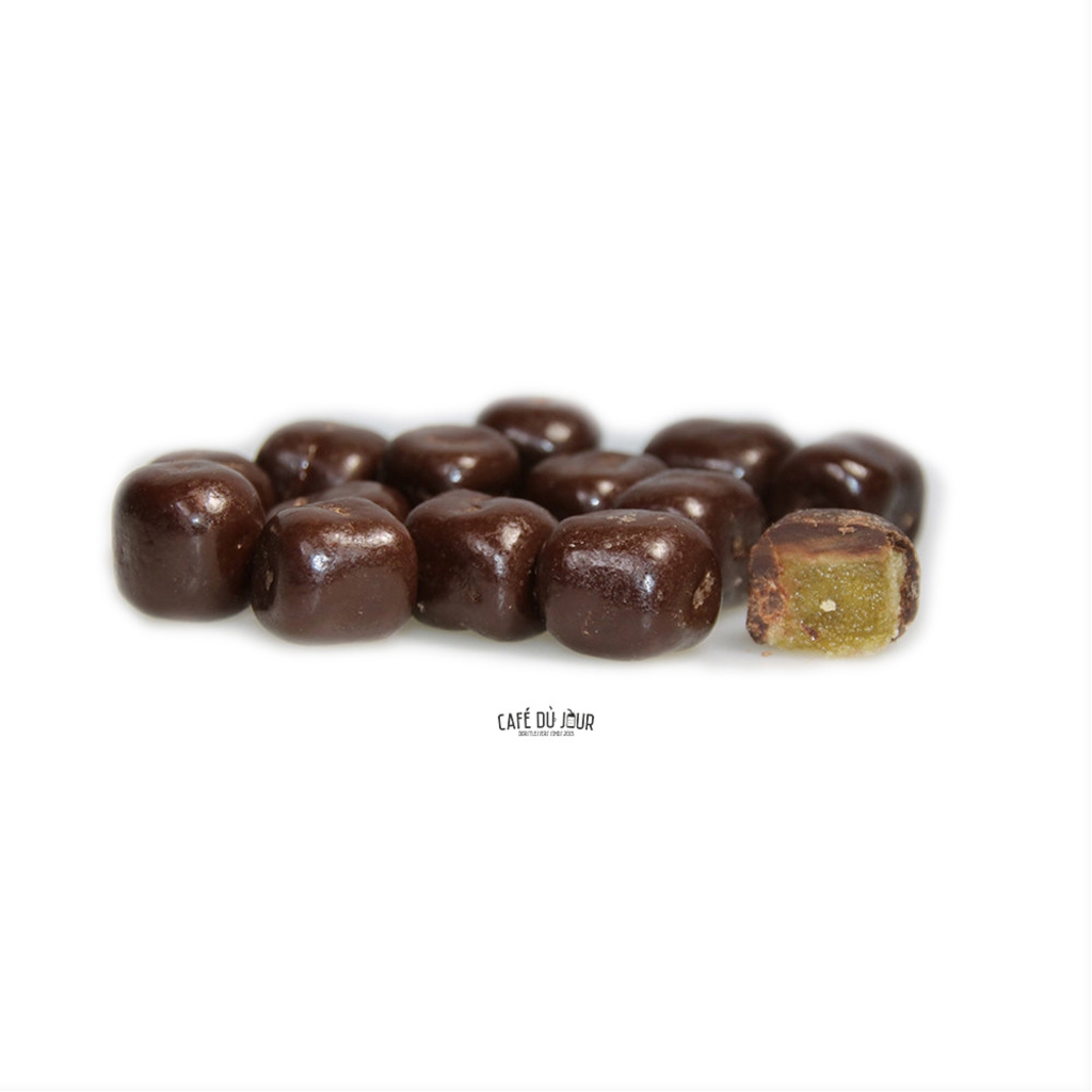 Gingembre en chocolat noir pur 250 g