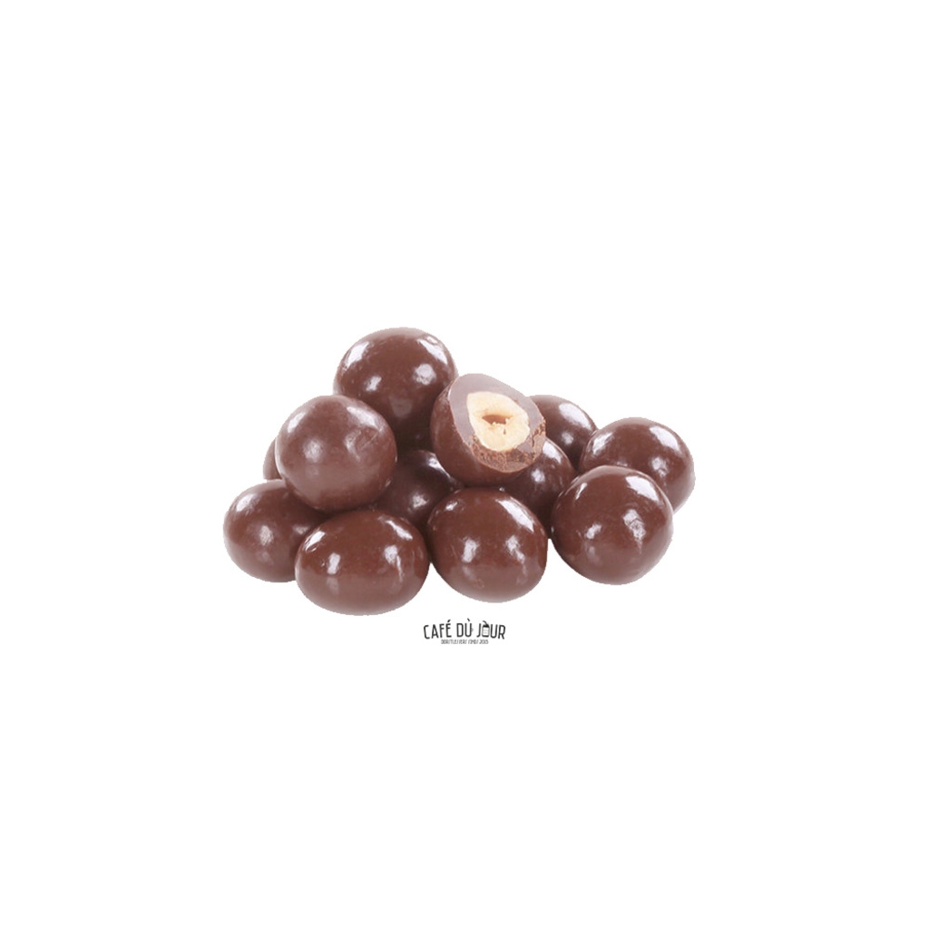 Noisettes enrobées de chocolat au lait 250 g