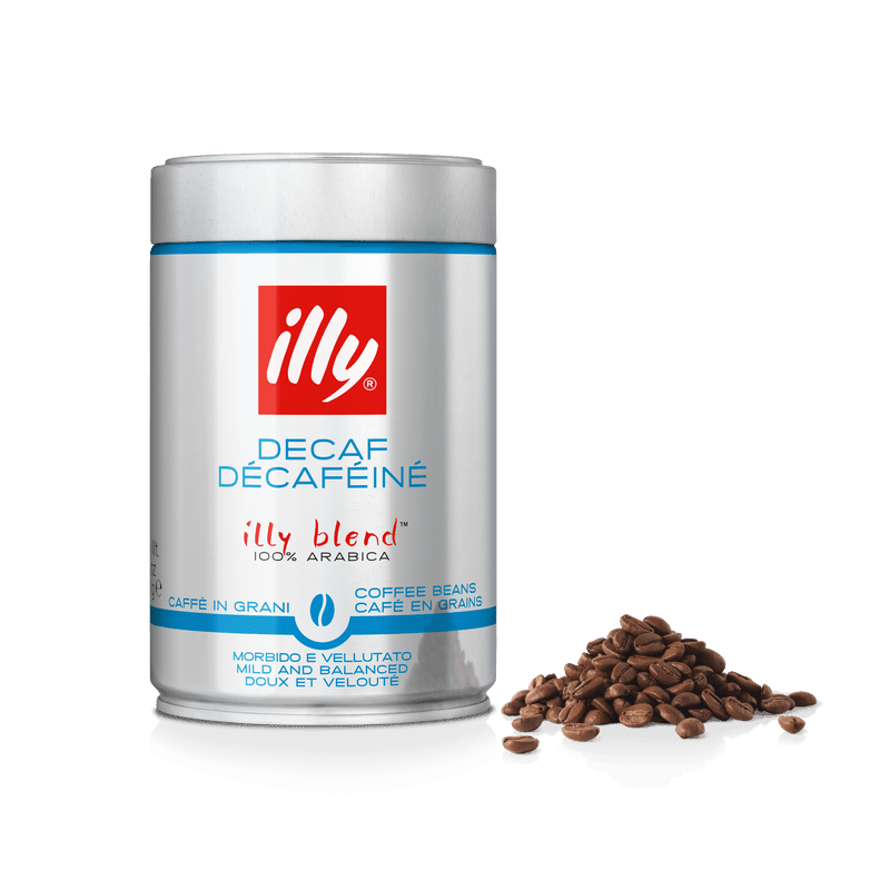 illy Décaféiné - Sans caféine - Grains de café 250 grammes