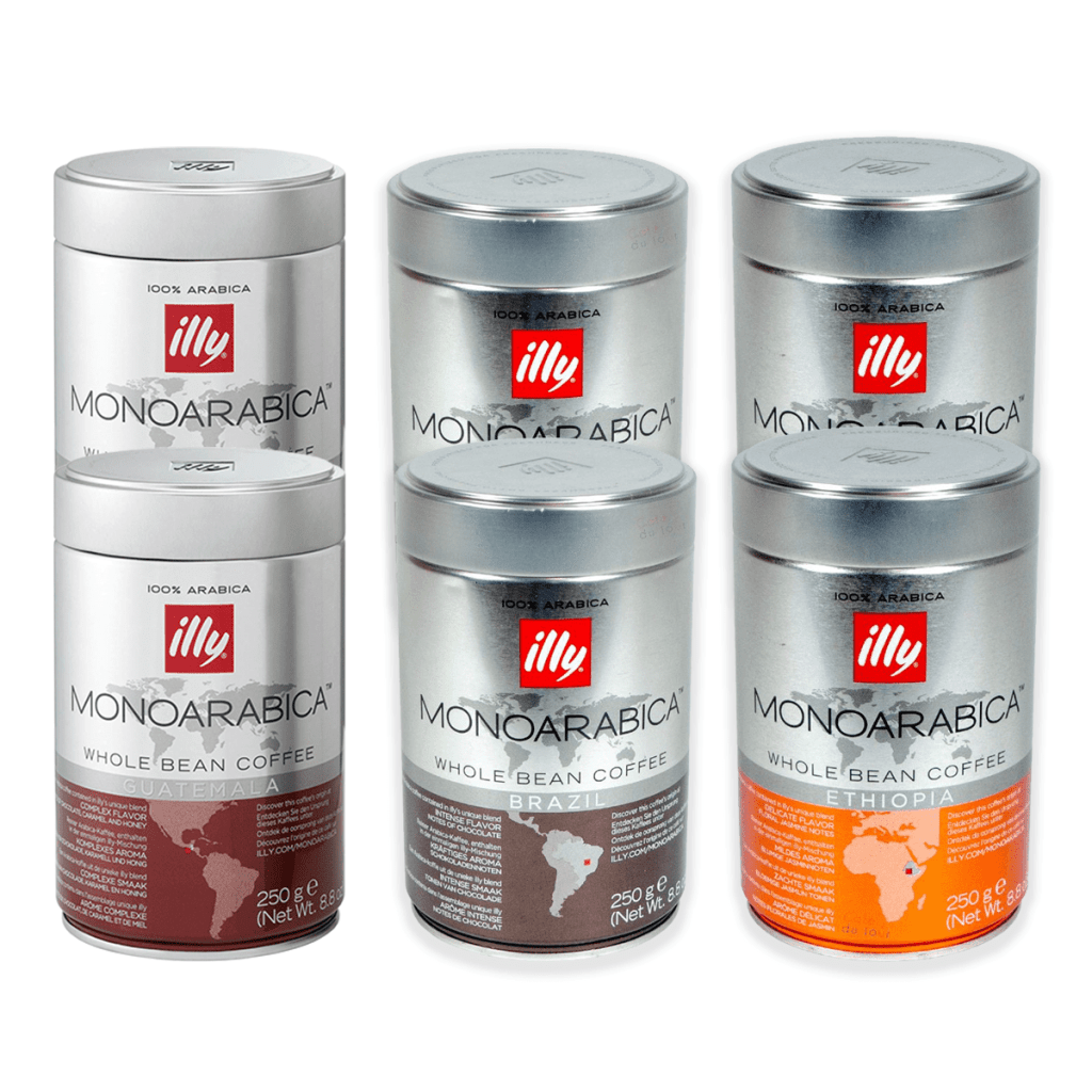 illy Monoarabica tasting pack - café en grains - 6 x 250g