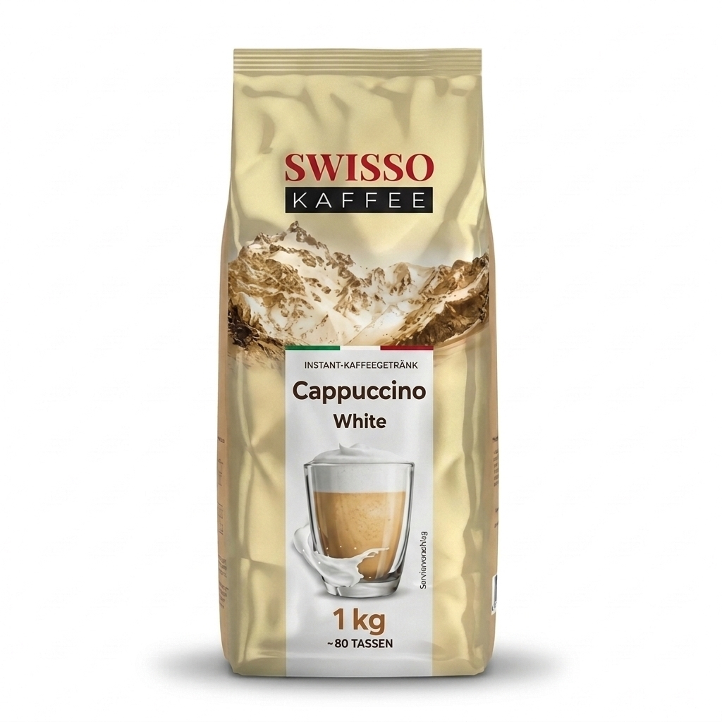 Swisso Kaffee Cappuccino White - cappuccino instantané - 1 kg