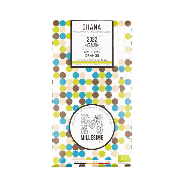 Millésime - Ghana (avec orange) - chocolat noir 70%