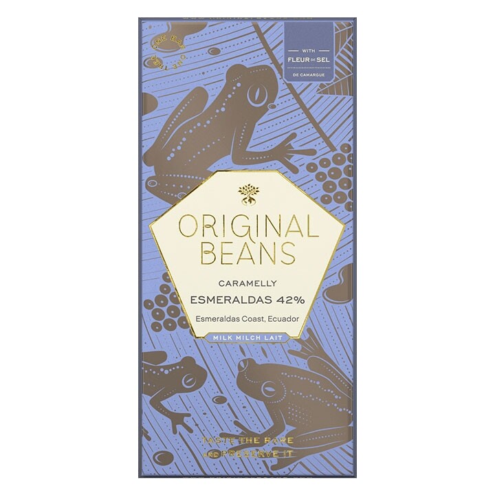 Fèves originales - Esmeraldas - 42% de chocolat au lait (Bio)