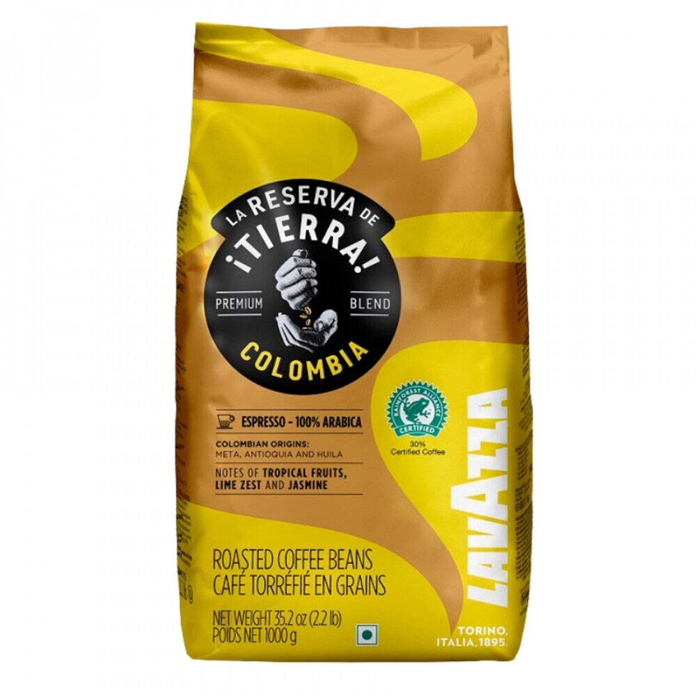 Lavazza Tierra !Colombie! - Café en grain - 1 kilo