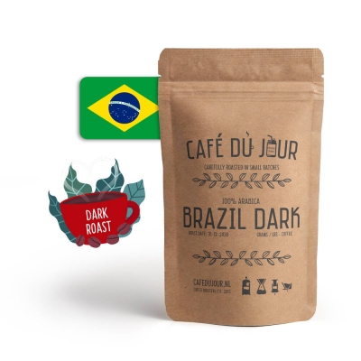 Brésil Dark Roast 100% arabica - Grains de café frais