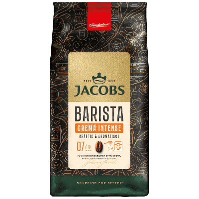 Jacobs Barista Crema Intense - café en grains - 1 kilo