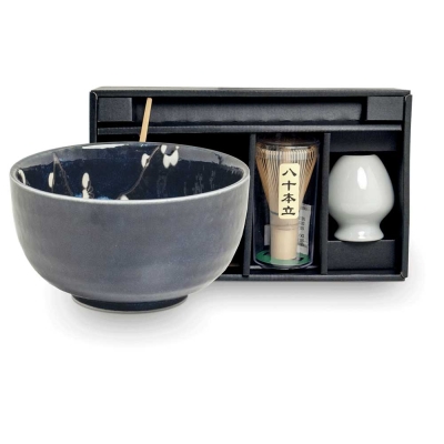 Service à Matcha - Hana Blue - Ø13 cm | H7 cm
