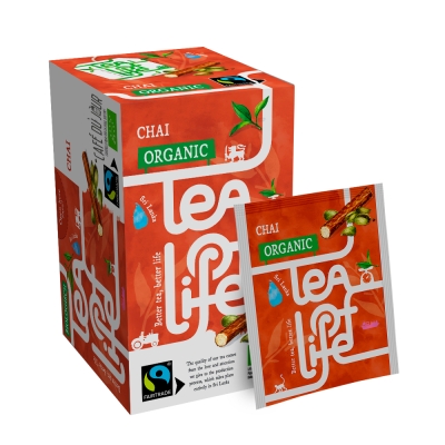 Chai - Bio & Fairtrade - Tea of Life - 25 sachets de thé