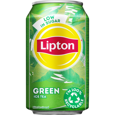 Lipton Ice Tea Vert 330 ml. / plateau 24 boîtes (+ consigne néerlandaise)