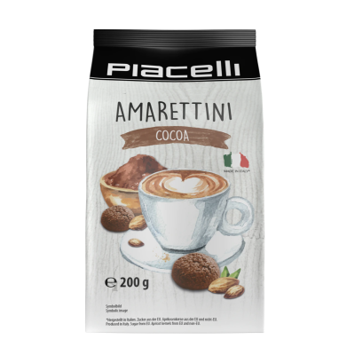 Amarettini Cocoa - macarons italiens - 200 grammes