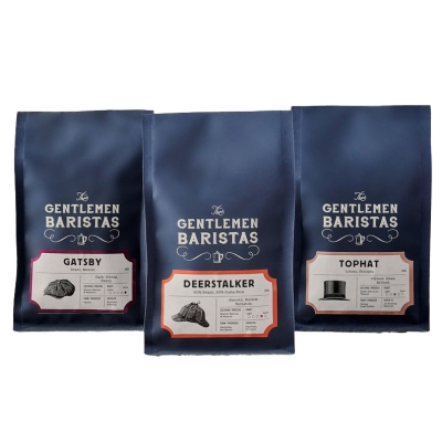 The Gentlemen Baristas Espresso Starter Pack - café en grains - 3 x 250g