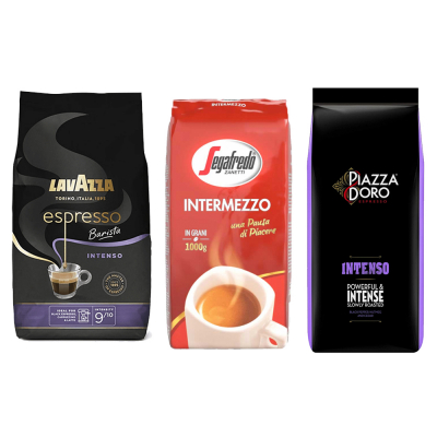 Paquet de café "Extra Espresso" - Café en grain - 3 x 1 kilo