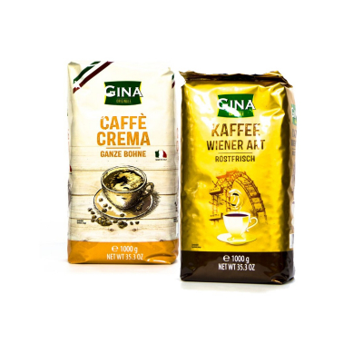 Gina paquet d'échantillons - Café en grain - 2 x 1 kilo